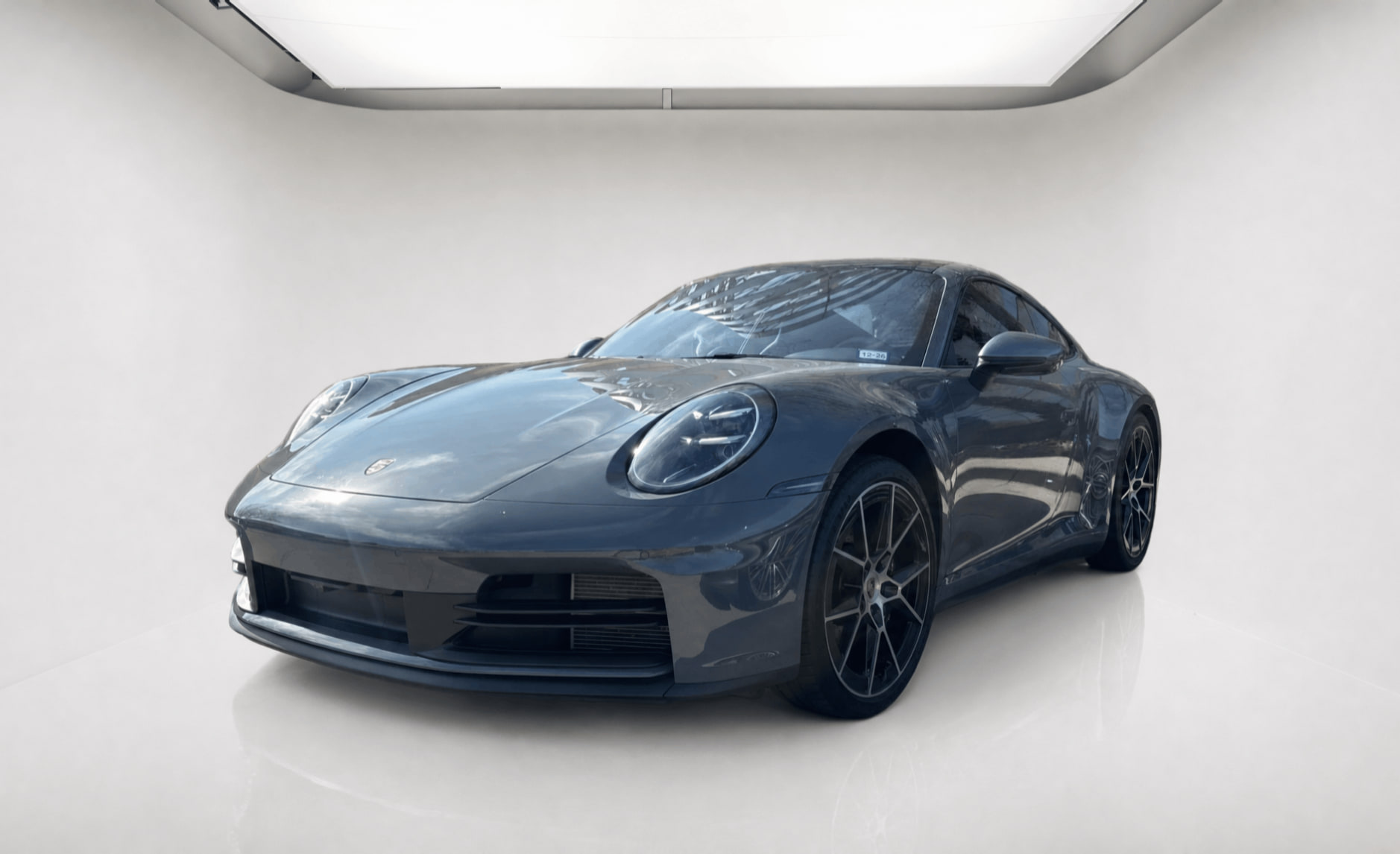 Studio version of the same car on a clean floor